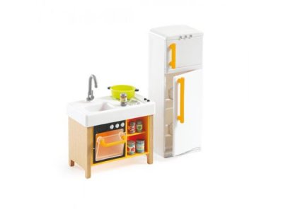 DJECO Maisons de poup&eacute;es - la cuisine compacte