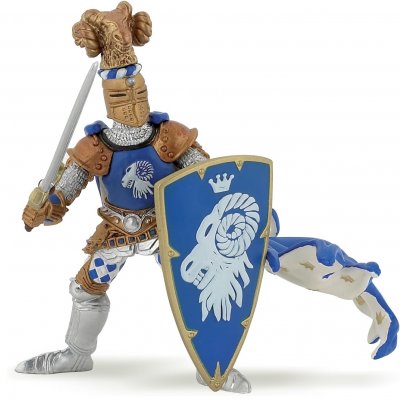 PAPO Ma&icirc;tre des armes cimier b&eacute;lier bleu