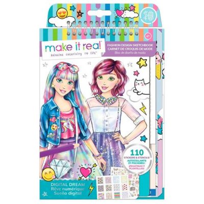 MAKE IT REAL  3203 Digital Dream Fashion Design Sketchbook