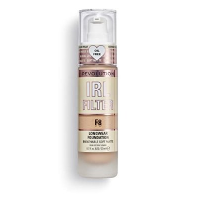 DECOUVRIR MAKEUP REVOLUTION Makeup Revolution, Irl Filter, Longwear, Fond de Teint, F8, 23ml