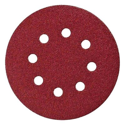 MAKITA  - 10 Disques abrasifs Diam. 125 mm auto-agrippant 8 trous (bois/m&eacute;tal)-P435330-400