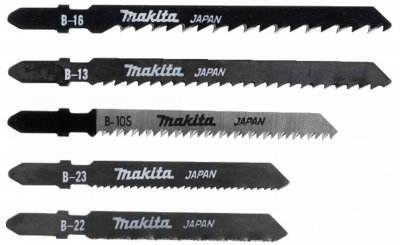 MAKITA  A-86898 Assortment A Jigsaw Blade Set 5 Units Argent&eacute;
