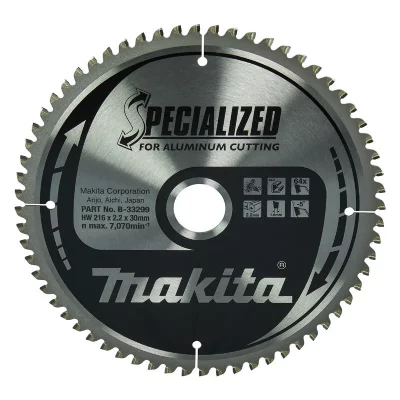 MAKITA  - B-33299 Disque hm 216/30/64D Aluminium sp&eacute;cial