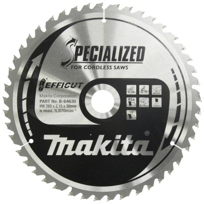 MAKITA  B -64624 Brow Saw Blade Wood - 260x30x2.15mm 45T