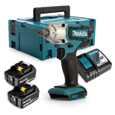 MAKITA  - Boulonneuse &agrave; chocs 18V 1/2 190 Nm (2x3,0 Ah) en makpac DTW190RFJ
