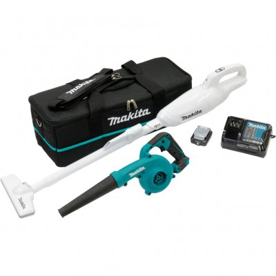 MAKITA  Combo CL108FDZW + UB100DZ 12V CXT CLX245SAX1, aspirateurs, Multicolore