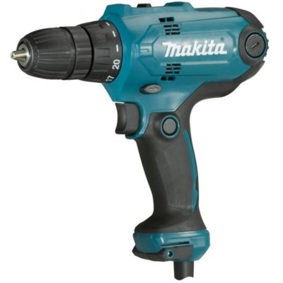 MAKITA  DF0300 perceuse 1500 tr/min Sans cl&eacute; 1,2 kg Noir, Bleu
