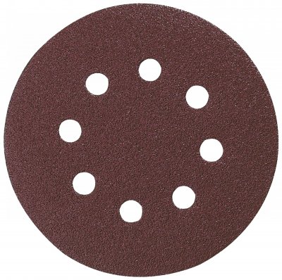 MAKITA  - disque abrasif 125 mm et 8 trous - grain : 180