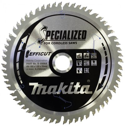 MAKITA  EFFICUT Lame de scie 165x20 mm, 60 dents - B-69864