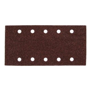 MAKITA  - Feuilles abrasives 115 x 229 mm et 10 trous d'aspiration - Grain : 40