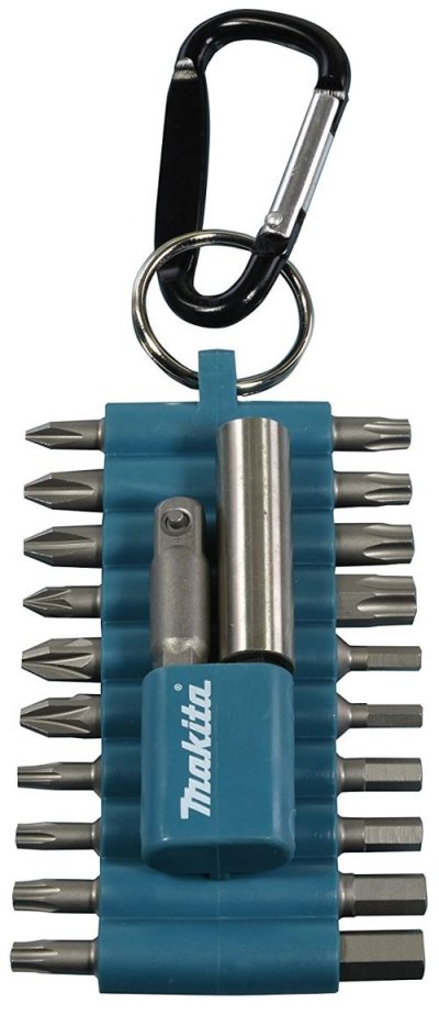 MAKITA  Kit de bits 22 pi&egrave;ces avec mousqueton, P de 81175