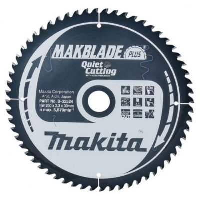MAKITA  MakBlade Plus 260mm 1pi&egrave;ce(s) lame de scie circulaire