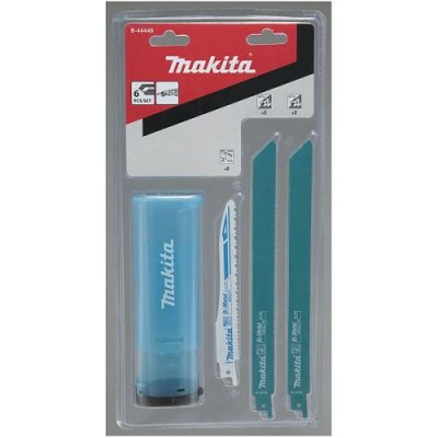 MAKITA  - Pack 6 lames metal pour scie sabre recipro B-44448