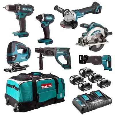 MAKITA  Pack 7 outils 18V 5x5Ah - DLX7013PT1