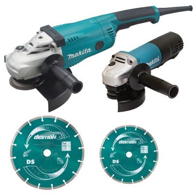 MAKITA  Pack meuleuses &Oslash;230/125 GA9020 + 9558HNRG - DK0053GX2-P