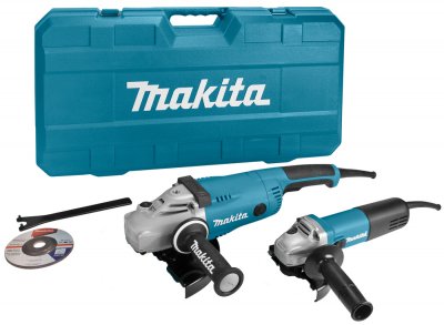 MAKITA  Pack meuleuses &Oslash;230 GA9020 + &Oslash;125 9558HNRG + coffret - DK0053G