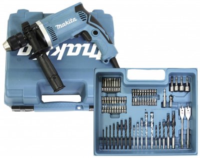 MAKITA  Perceuse &agrave; percussion HP1631KX3, 710W