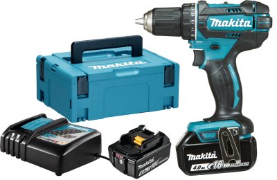 MAKITA  Perceuse visseuse 18V Li-Ion 2X4.0Ah DDF482RMJ