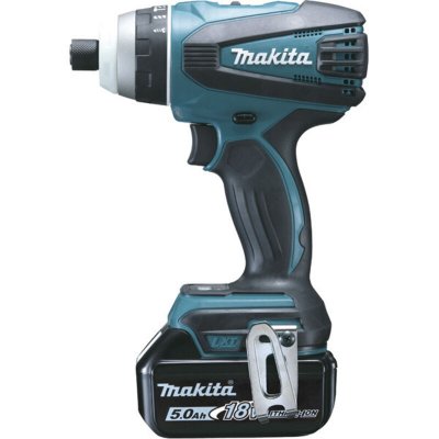 MAKITA  - Perceuse visseuse 4 fonctions 18 v Li-Ion 5 Ah 2 batteries, chargeur, coffret - DTP141RTJ