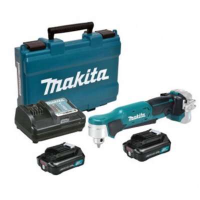 MAKITA  - Perceuse visseuse d'angle 12V CXT Li-Ion 2Ah &Oslash; 10mm &agrave; cl&eacute; - DA332DWAE