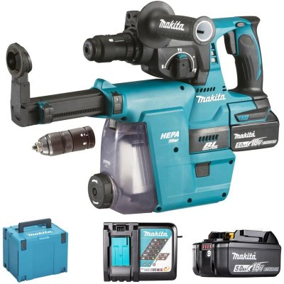 MAKITA  perfo-burineur sds-plus 18 v li-ion 5 ah - dhr243rtjv