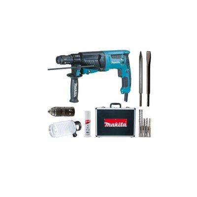 MAKITA  Perforateur burineur 800W Sds plus - HR2631FTX4 + Accessoires