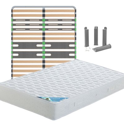 ALTOBUY Maldives - pack matelas + altozone 120x190 + pieds 
