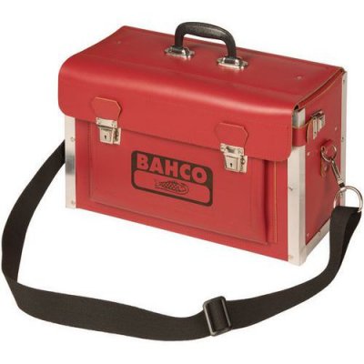 BAHCO Mallette &agrave; outils en cuir en forme de tube pour &eacute;lectricien, 445mmx200mmx285mm 