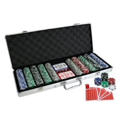 MGM Mallette alu poker 500 jetons 56 x 23 cm
