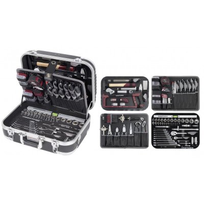 KRAFTWERK Mallette d'outils en abs b100  - 170 pi&egrave;ces - 202. 100. 100