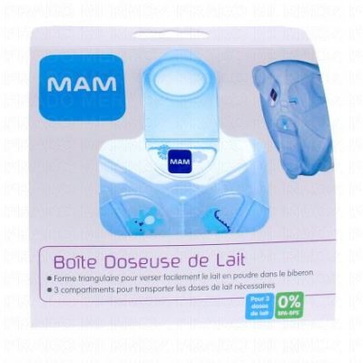 MAM  Accessoires pour Biberons Bo&icirc;te Doseuse de Lait Ivoire