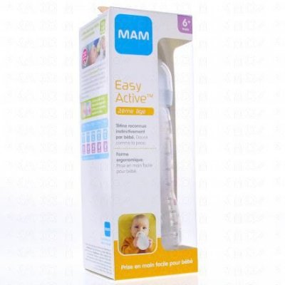 MAM  Biberon 330ml +6 mois motif Vert