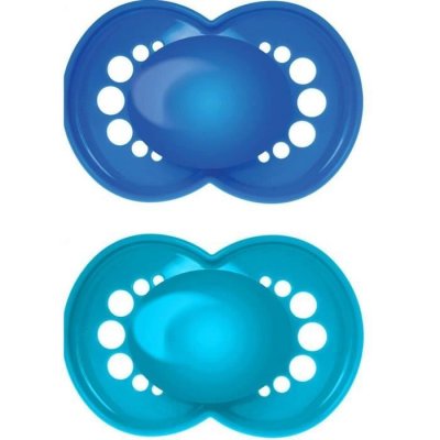 MAM  Duo sucettes +6 mois anatomiques classique silicone REF 24