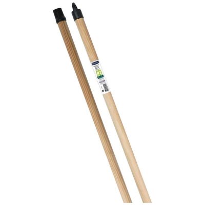 STARWAX Manche a balais en bois brut 130 cmm 
