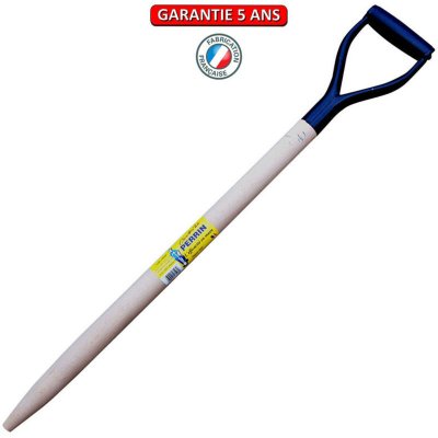 OUTILS PERRIN Manche poign&eacute;e en D 85 cm pour b&ecirc;che louchet douille 38