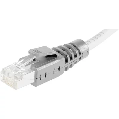 MANUTAN Manchon RJ45 gris clipsable diam&egrave;tre 6 mm (sachet de 10 pcs)