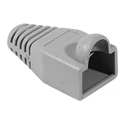 GENERIQUE Manchon RJ45 gris snagless diam&egrave;tre 6 mm (sachet de 10 pcs)