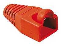 MCAD Manchon RJ45 rouge snagless diam&egrave;tre 6 mm (sachet de 10 pcs)