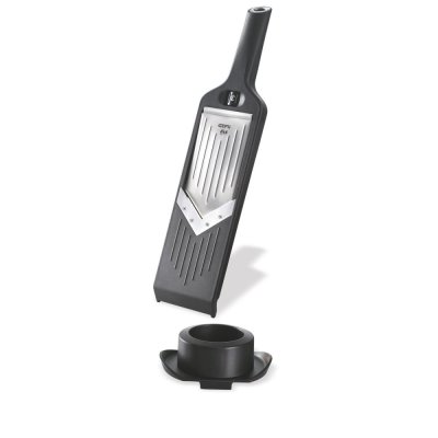 GEFU Mandoline &agrave; l&eacute;gumes r&eacute;glable en acier inoxydable argent