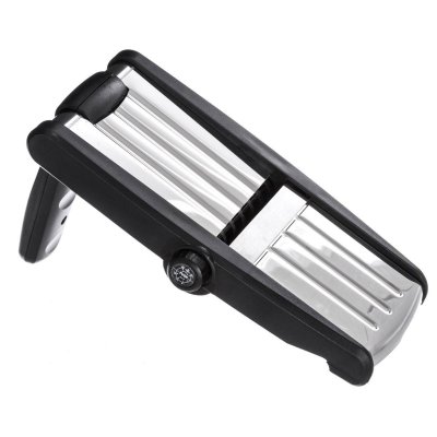 5FIVE Mandoline Avec Poign&eacute;e Ajustable ""3 Lames"" 24cm Noir