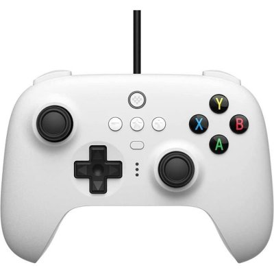 8BITDO Manette  Ultimate filaire pour Switch, PC et Android - Blanc