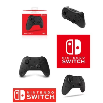 GENERIQUE Manette Bluetooth Nintendo Switch BT Noire &ndash; Bluetooth Controller Black Switch pas cher