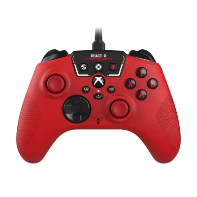 TURTLE BEACH Manette de jeu filaire -  - REACT-R - Rouge - Xbox & Windows