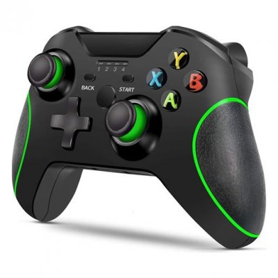  Manette de jeu sans fil Bluetooth pour Xbox One / One S / One X / PS3 -Noir