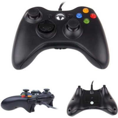 GENERIQUE Manette de jeu - Xbox - 360 - Filaire - Ergonomique - Retour de vibrations r&eacute;glable