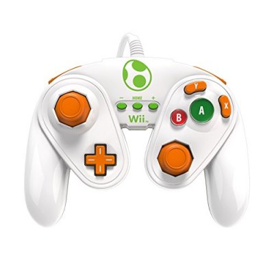 NINTENDO Manette Fight Pad Pdp Pour Wii U - Mod&egrave;le Yoshi