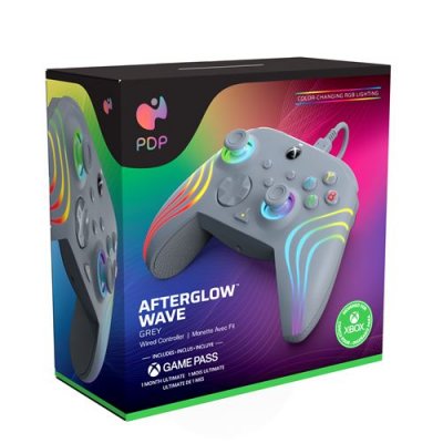 PDP Manette Filaire Afterglow&trade; Wave: Grey Xbox 