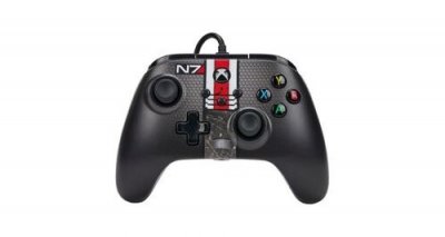  Manette filaire am&eacute;lior&eacute;e PowerA pour Xbox Series X S - Mass Effect N7