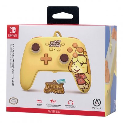 POWERA Manette filaire - Animal Crossing : Isabelle - Switch