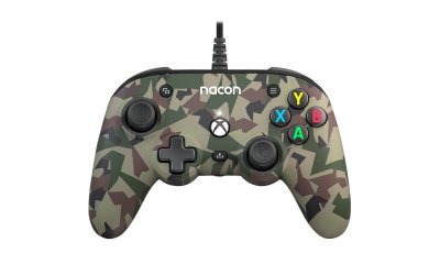 NACON Manette filaire  Pro Compact Camo Forest pour Xbox et PC